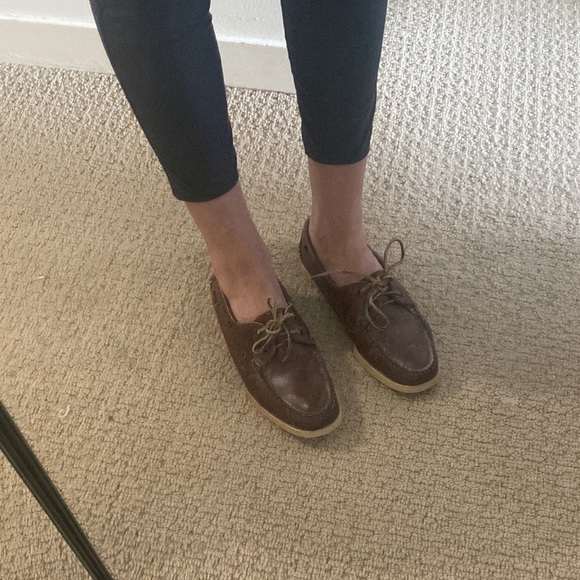 Vintage Sebago dockside’s boat shoes tie up retro sperrys womens dockside sebago - Picture 6 of 12